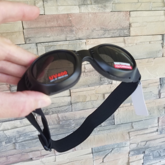 2000 Venezuela bolivar currency Motorcycle Goggles Burning Man Cycling Men Nomad - Picture 4 of 13